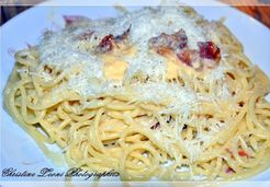 La véritable recette des pâtes à la carbonara - Christine L.