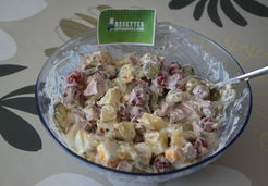 Salade piémontaise à la saucisse - Amandine W.