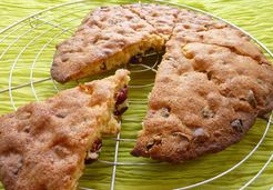 Cookie géant au chocolat blanc et cranberries - Carine D.