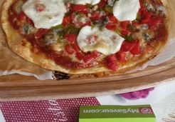 Pizza chorizo poivrons - Aude M.