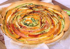 Tarte spirale aux légumes - 