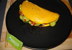 Omelette surprise aux légumes du soleil - Adeline A.