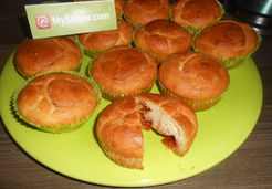 Muffins fourrés à la confiture - Katia P.