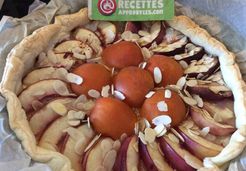 Tarte aux abricots et aux brugnons - Adeline A.