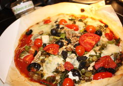 Pizza poireaux et gorgonzola - Marina S.