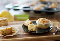 Muffin Citron Pavot Fleur de Yaourt - Mamie Nova