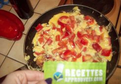 Omelette aux poivrons - Emilie S.