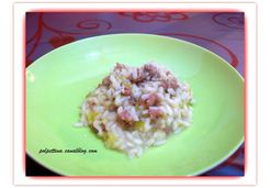 Risotto poireaux et saucisses. - Agathe D.