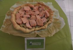 Tarte avocat saumon - Aline Q.