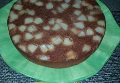 Gâteau fondant poire et cacao - MILVIA H.