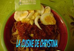 ma sauce bolognaise végétale au thermomix ou pas - Christiane C.