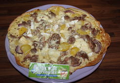 Pizza à l'andouillette et au chaource - Gwladys G.