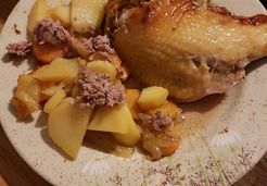 Chapon rôti et ses pommes de terre  - Lynda T.