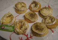 Canapés au chèvre chaud - Celine T.