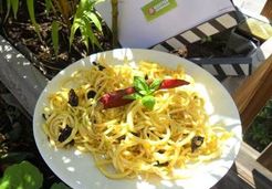 Spaghetti de courgettes sauce pimentée - Virginie R.