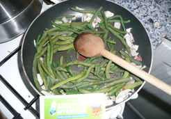 Haricots verts aux échalotes - Jean rené B.