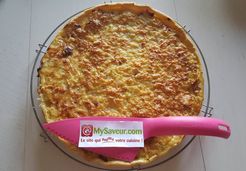 Tarte à l'oignon et aux lardons - CELINE K.