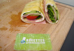 Wraps au fromage frais - Adeline A.