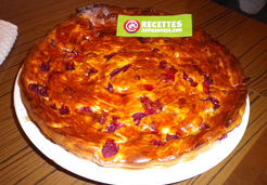 Galette comtoise pistache et framboises - Laure G.