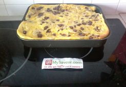 Clafoutis chocolat banane - Bernadette L.