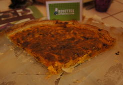 Tarte potimarron lardons oignons - Nathalie O.