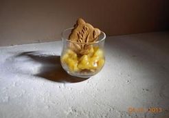 verrine de Pommes beurre salé, sirop d'érable et spéculoos - Mélanie P.