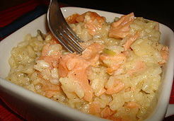 Risotto de Saumon fumé - Eva I.