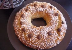 Brioche des rois au praliné (rochers suchard) - Alexandra A.