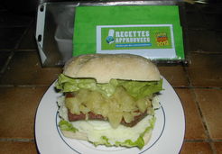 Burger parmentier de boudin aux 2 pommes - Françoise V.