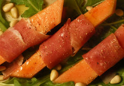 Melon Etoile du Sud au jambon cru... - 