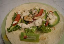 Wraps poulet avocat  - Celine T.