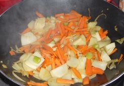 Wok de légumes à la vanille - Madelyne B.