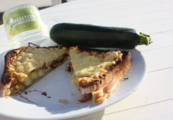 Croque courgettes munster au lard - Marina S.