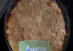 Crumble tout simple aux pommes - Aude M.