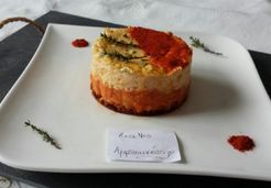 Cheese cake pomme de terre, thym et paprika (avec Polpa Mutti) - Claire D.