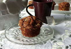 Muffins choco - noisettes - Claire D.