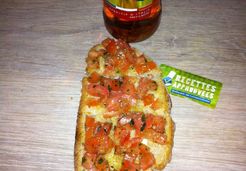 Bruschetta tomate basilic simplissime - AURELIE K.