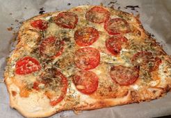 Pizza blanche au saumon - Stéphanie M.