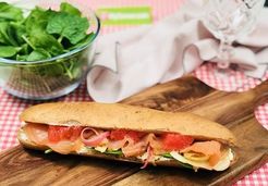 Sandwich sans gluten au saumon, ricotta et pamplemousse - GENIUS
