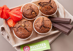 Muffin de potiron au chocolat et à la poire - Laure G.