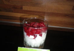 Panna cotta aux framboises - Christiane C.