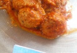Boulettes sauce tomate champignons - Severine H.