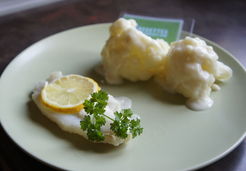 Filet de sole, chou-fleur et sauce blanche - Nathalie O.