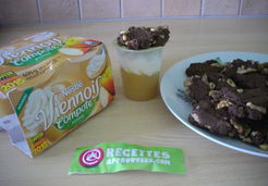 Cookies chocolat noix avec Viennois Compote - Joëlle P.