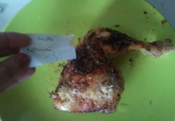 Ma cuisse de poulet à la pâte de gingembre - Kalliopi K.