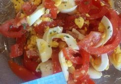Salade oeufs tomates - Severine H.