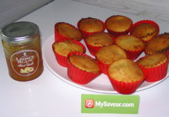 Muffins amande et abricots-vanille - OLIVIA L.