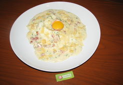 Tagliatelles d'encornet à la carbonara - Sophie M.