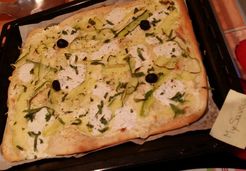 Pizza courgette chèvre menthe  - Emilie B.