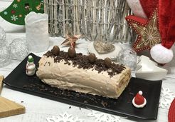 Bûche de Noël roulée aux Schoko-Bons - Pierrot C.